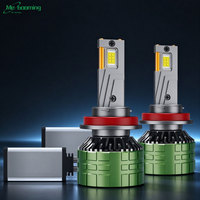 Phare LED de voiture 240W à double tube en cuivre, haute puissance, Canbus, H7 H4 H11 H1 H8 9005 HB3 9006 HB4 9012 HIR2, Lampe Turbo