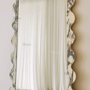 Miroir <span class=keywords><strong>de</strong></span> sol <span class=keywords><strong>en</strong></span> marbre à bords ondulés <span class=keywords><strong>de</strong></span> style nordique <span class=keywords><strong>en</strong></span> <span class=keywords><strong>pierre</strong></span> naturelle, marbre rouge Rosso Alicante, cadre <span class=keywords><strong>de</strong></span> miroir <span class=keywords><strong>en</strong></span> <span class=keywords><strong>pierre</strong></span> naturelle - Product Image 5