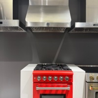 Extractor de humo para cocina de 36 pulgadas y 1000 m/h para el hogar, luces LED, control digital con pantalla táctil, filtro de deflector, acero inoxidable