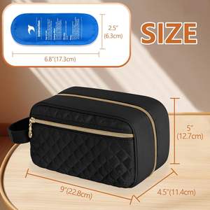 Sac isotherme pour lait maternel avec 4 blocs réfrigérants, poignée détachable, pour la garderie, les voyages, le pompage et le rangement - Product Image 2