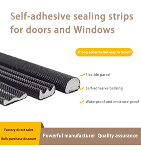 Guarnizione Adesiva in <span class=keywords><strong>Spugna</strong></span> Rivestita in PU per Porte, Isolante per Armadi e Ante - Product Image 4