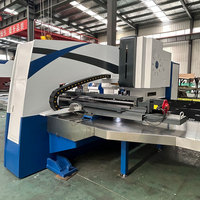 Machine de poinçonnage à tourelle mécanique CNC automatique avec découpe laser et moteur pour le métal