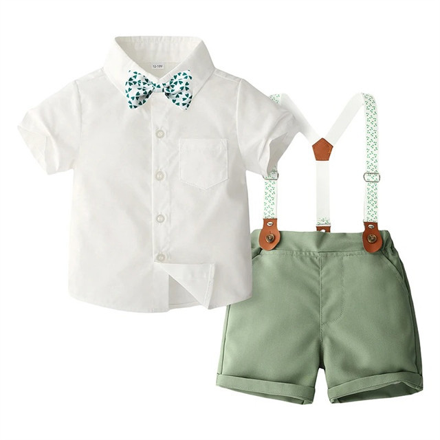 Kids Baby Boys Gentleman Outfits Summer