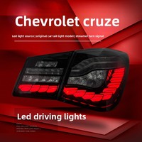 Ensemble de feux arrière à LED pour Chevrolet Cruze 2009-2014 avec feux de circulation et de freinage style écailles de dragon
