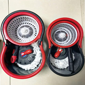 Giá Tốt Nhà Làm Sạch Lau Kính Thiên Văn Thanh Xử Lý Sợi Nhỏ Phẳng Lau Quay 360 Lau Và Xô Thiết Lập - Product Image 4