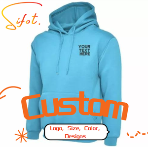 Sifot Vente en gros Personnalisé French Terry 400 gsm Logo Streetwear Puff Print Sweat à capuche surdimensionné 500gsm - Product Image 1