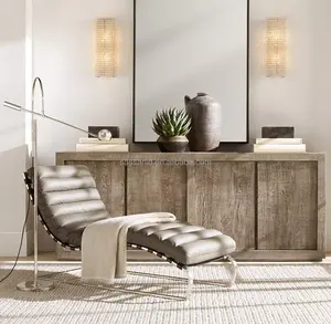 Chaise en cuir Oviedo à base cantileverée, design classique des années 1960 inspiré du milieu du siècle, Sassanid OEM - Product Image 6