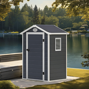 Offre Spéciale moderne abri <span class=keywords><strong>de</strong></span> <span class=keywords><strong>jardin</strong></span> en plastique étanche arrière-cour hangars à outils <span class=keywords><strong>de</strong></span> <span class=keywords><strong>jardin</strong></span> - Product Image 4