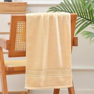 Serviette en coton doux de couleur unie avec logo personnalisé, séchage rapide, confortable, haute absorption, cadeau pour la maison et le spa - Product Image 3