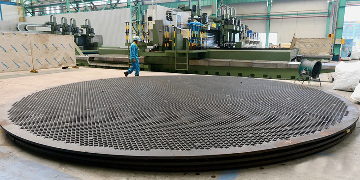 Mild Steel Tube Plate and Stainless Steel Tubesheet CNC Machining Multi Hole Drilling