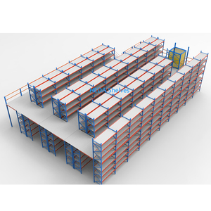 Plate-forme de plancher de <span class=keywords><strong>mezzanine</strong></span> de structure en acier système résistant de support de palette entrepôt étagère en métal rayonnage de <span class=keywords><strong>mezzanine</strong></span> avec l'<span class=keywords><strong>escalier</strong></span> - Product Image 1