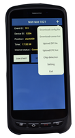 Lector RFID Portátil Feibot para Cronometraje de Carreras, Frecuencia 860-960MHz, Software de Resultados Integrado, Lector de Tarjetas de Control de Acceso