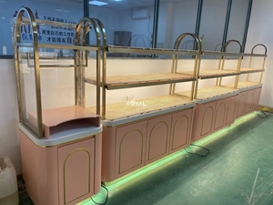 Panadería Cafetería Muebles Pastelería Vitrinas de madera para pan - Product Image 3