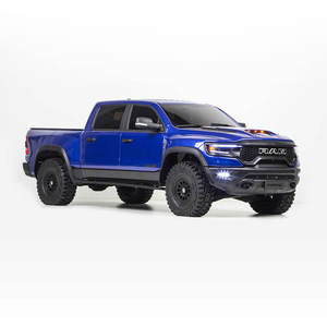 Traction Hobby KM 1/8 Dodge RAM 1500 RC Crawler, Camioneta Todoterreno con Motor sin Escobillas, Eje Metálico con Bloqueo de Diferencial, Modelo de Auto para Aficionados, RTR - Product Image 4