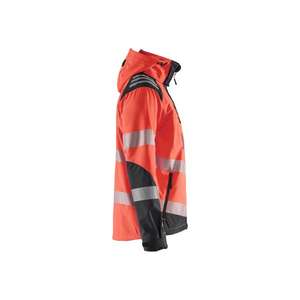 BLAKLADER - 4491251355995XL Veste softshell haute visibilité Rouge/Noir-EAN 7330509904732 HI-VIS WORKWEAR - Product Image 5
