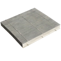 Usine en gros carré estampé profilé en aluminium 3PIN Interface d'alimentation empilé boucle fin Module dissipateur de chaleur pour boîtiers d'ordinateur