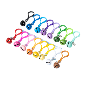 yuep custom-made colorful plastic keychains, metal bells, jewelry accessories, handicrafts, pendants, and small handicrafts