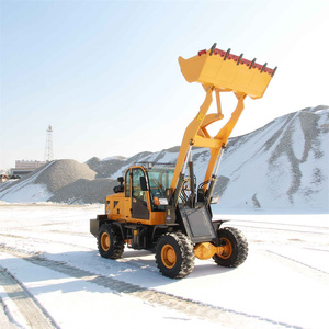 รถตักล้อยางอเนกประสงค์ขนาดเล็ก 5-6 ตัน เครื่องยนต์ดีเซล Weichai ใหม่ คุณภาพคุ้มราคา ขับเคลื่อน 4 ล้อ พร้อมระบบบังคับเลี้ยวทุกวงล้อ  แบบตักหน้าและตักหลัง - Product Image 1