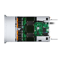 Servidor R660 1U Confiable, 12x2.5" SAS, H755 RAID, Doble 10GbE, Fuente de Alimentación Roja de 1400W, Gestión Remota