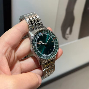 Automatic <b>Watch</b>, Coin Edge Bezel, Multiple Color Dials, Stainless Steel Bracelet - Product Image 5