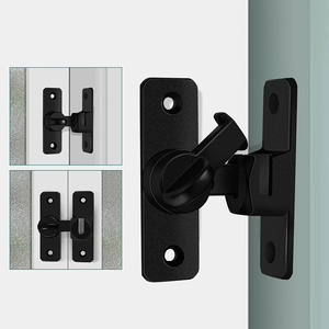 Door Latch Door Bolts Home Security Heavy-duty Zinc Alloy <b>90</b> 180 Degree Easy Installation Sliding Door Lock Anti-theft Lock - Product Image 5