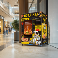 Máquina Expendedora de Pizza Inteligente Automática Grabot con Pantalla de 55 Pulgadas, Control por IA, Integración con la Nube y Monitoreo Remoto