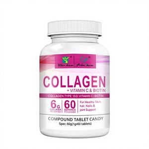 Compresse di Peptidi di Collagene Idrolizzato ad Alta Purezza 5000mg, Integratore Anti-Età per l'Idratazione della Pelle per Adulti - Product Image 4