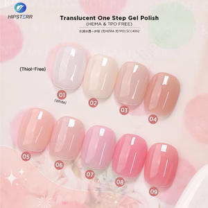 Vernis Gel Translucide Marque Blanche Sans Thiol, Vernis Gel Monophase Sans HEMA & TPO, Vernis Gel Monophase Translucide Longue Durée - Product Image 2