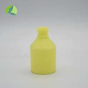 100ml Yellow PP Vaccine Bottle With Rubber Stopper Screen Printed For Medicine Use Vaccine Vials Best Selling