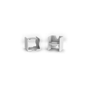 LEDsON CONNECTEUR LINÉAIRE POUR SLIMLINE PROFIL LED 15mm-ABS-GRIS - Product Image 1