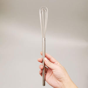 <span class=keywords><strong>Batidor</strong></span> <span class=keywords><strong>de</strong></span> huevos <span class=keywords><strong>Manual</strong></span> <span class=keywords><strong>de</strong></span> estilo japonés, <span class=keywords><strong>batidor</strong></span> <span class=keywords><strong>de</strong></span> silicona <span class=keywords><strong>de</strong></span> acero inoxidable 304, mango extendido, pequeña herramienta para hornear en el hogar, varilla agitadora - Product Image 3