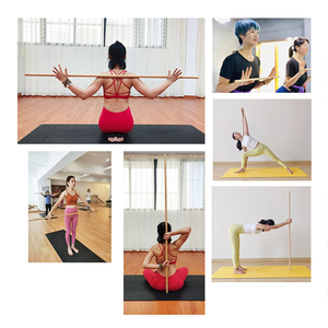 Cao cấp 5ft thân thiện với môi tre yoga thanh cao cấp Dowel cho vật lý trị liệu tư thế Corrector và cân bằng hỗ trợ - Product Image 5