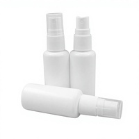 Flacon pulvérisateur vide en plastique HDPE à brume fine de 30 ml, 50 ml, 150 ml, pour parfum et recharges, avec pompe et marquage à chaud