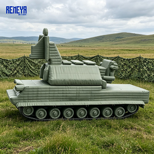 Leurre radar gonflable optimisé de qualité supérieure avec réalisme graphique et résistance des coutures pour l'entraînement en terrain ouvert REMEYA - Product Image 1