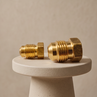 Bouchon à sertir en laiton forgé 5/16 pouce avec filetage SAE, résistant à la corrosion, 450-2800 PSI, série 57 pour applications gaz naturel/GPL