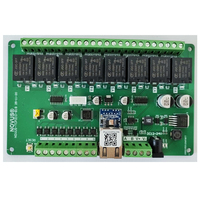 Módulo de Relé Ethernet MQTT de 8 Canales, 8 Entradas Digitales, Comunicación por Puerto TCP/IP, Protocolo RS485 Modbus, Carcasa de Placa de Conmutación de Red