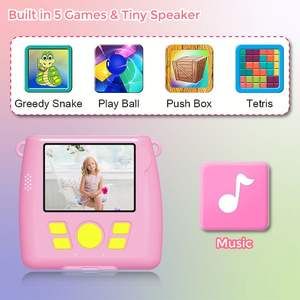 <b>Mini</b> <b>Portable</b> Thermal Printing Kids Camera CMOS Inkless Instant Print 7.1x-16x Optical Zoom 32GB Built-in Memory Kids Toys - Product Image 4
