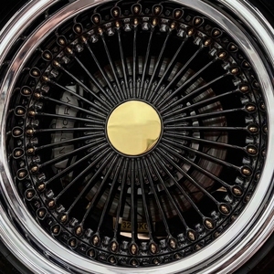 Jantes en fil forgé sur mesure de luxe 18 19 20 pouces chromées argentées dorées en maille pour berlines VIP et Lowrider - Product Image 4