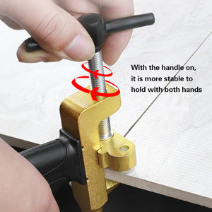 أداة قطع الزجاج اليدوية أداة قطع البلاط 2 في 1 أداة قطع الزجاج مع كماشة كسر الزجاج - Product Image 6