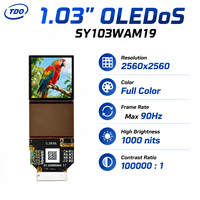 شاشة SeeYA SY103WAM19 مقاس 1.03 بوصة بدقة 2560×2560 من نوع السيليكون مايكرو OLED لسماعات الواقع المعزز/الواقع الافتراضي الغامرة