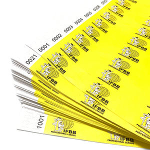 Pulseras de Tyvek de un Solo Uso, Color Liso, Papel Dupont Personalizado, para Eventos, Festivales, Parques - Product Image 2