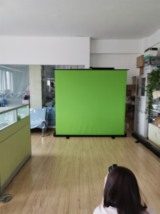 Manueller Pulldown-Hintergrund Green Screen Hintergrund Zusammen klappbare Wand halterung x cm - Product Image 6