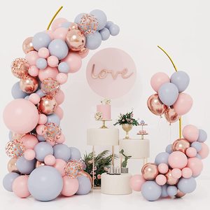 Juego de accesorios de boda de 2 soportes de hierro forjado arco de Metal soporte de fondo arco ornamental para decoración de fiesta de escenario de boda - Product Image 3