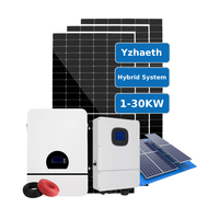 Système d'énergie solaire hybride complet avec onduleur 52V 10kW, panneaux photovoltaïques pour toit 1000W, système de montage solaire 3000W 15kW en aluminium