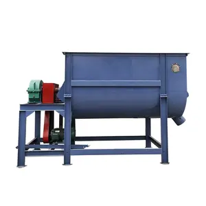 200 Kg 500 Kg Fertilizer Horizontal Double Ribbon Mixers Dry Powder Mixing Machine