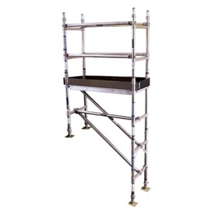 Haute qualité <span class=keywords><strong>2m</strong></span> 4m 6m 10m tours roulantes pliables échafaudage en aluminium pour la construction de bâtiments - Product Image 4