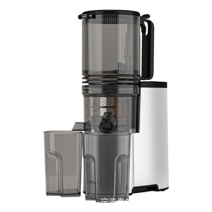 Exprimidor Totalmente Automático de Cilindro Recto de Gran Diámetro Multifuncional con Separación de Pulpa y Jugo Fresco 500ml Plateado - Product Image 2