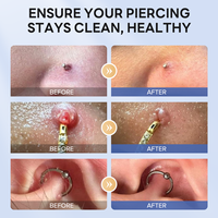Natural Piercing Sea Salt Cleansing Solution Skin Recovery Soothing Care Gentle Hygiene Daily Skin Care 120ml Sea Salt Spray