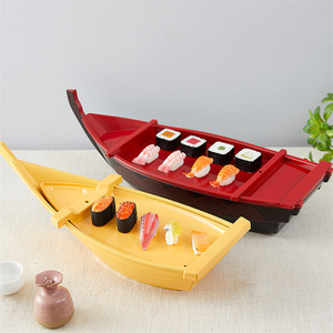Bambou en plastique de haute qualité grande taille Restaurant japonais <span class=keywords><strong>Sushi</strong></span> bateau fête grand ABS <span class=keywords><strong>Sushi</strong></span> bateau pour <span class=keywords><strong>Sushi</strong></span> - Product Image 1