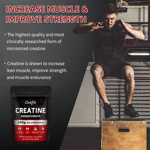 <span class=keywords><strong>Creatina</strong></span> Monohidrato en Polvo Pura, Estándar Alemán, Platino, 200 Mallas, 100% Micronizada, Etiqueta Personalizada, 500g - Product Image 3